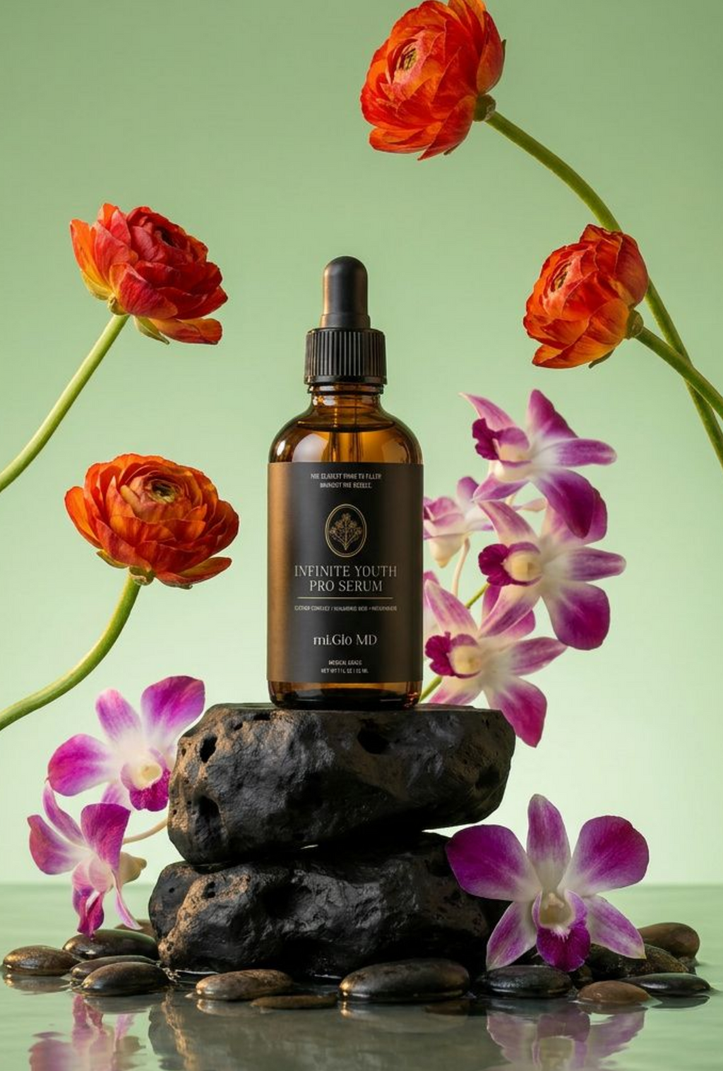 Anti-Aging Peptide Serum | Niacinamide Collagen Serum | mi.Glo