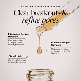 Blemish + Defense Serum | Acne Clarifying Serum